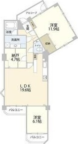 グローリアスヒルズ和合の間取り