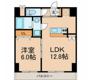 セラピアザ船橋の間取り