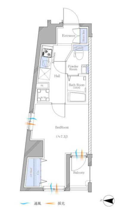 ガリシア駒込の間取り