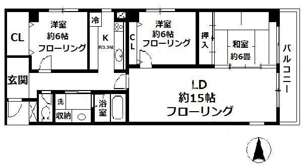 幕張台パークレジデンスの間取り
