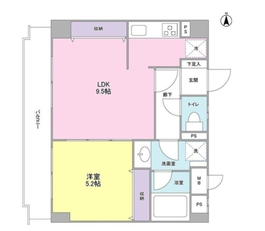 ハイツ川原の間取り