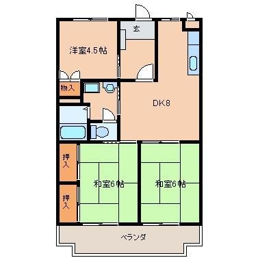 WEC久留米の間取り