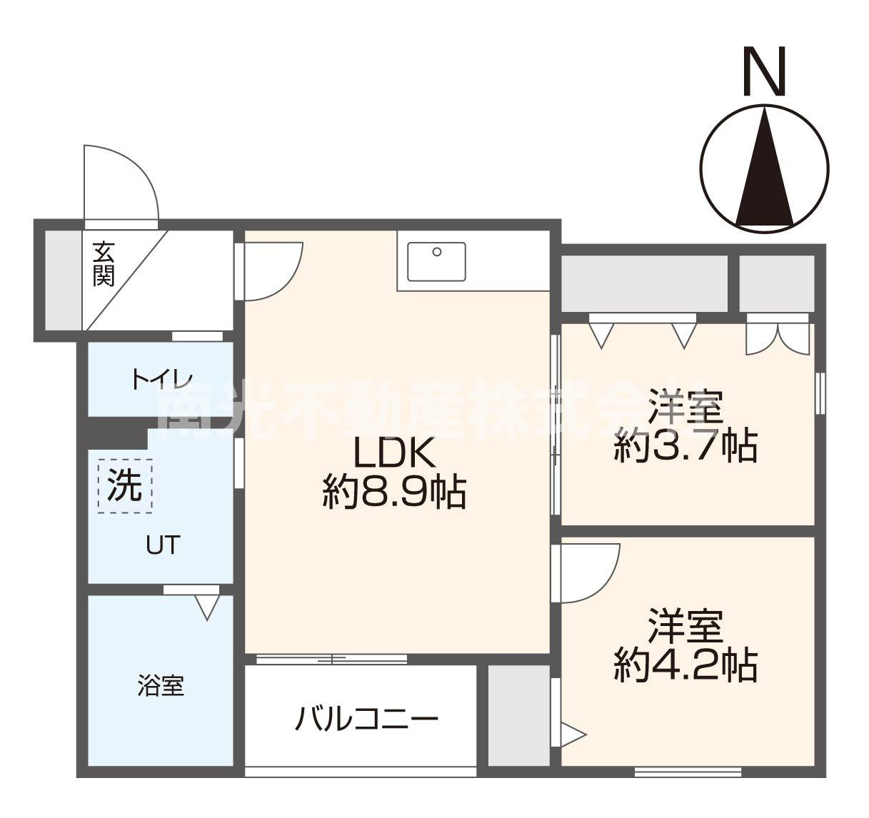 Ace Garden Heights Iの間取り