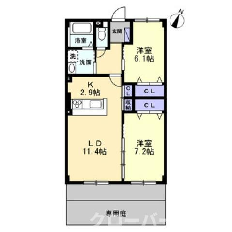 フォブールロジュマンⅠの間取り|間取図
