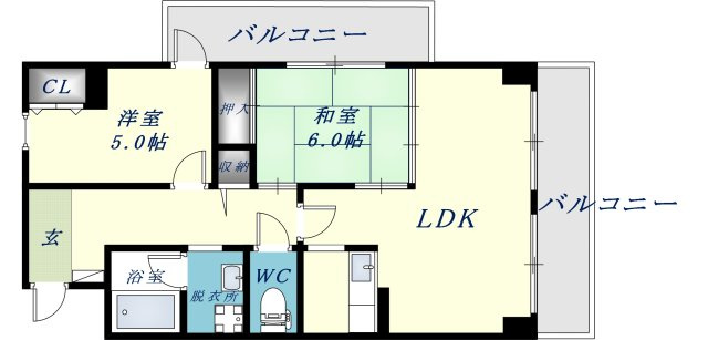 サン・コーポラス小阪の間取り