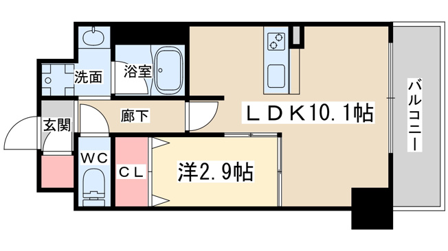【間取り】 | アヴェニール中崎