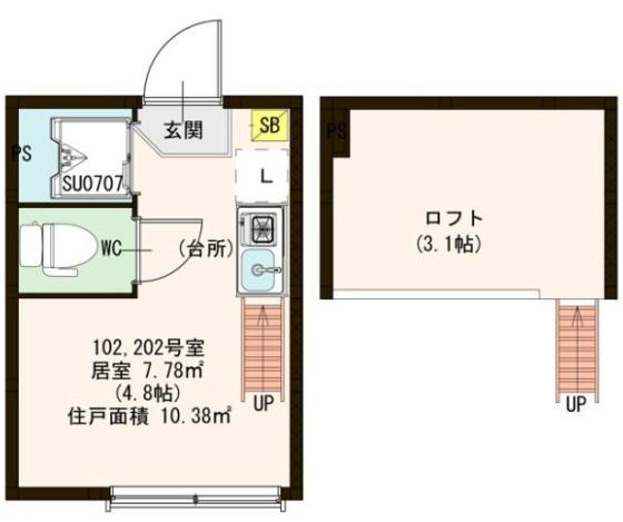 【間取り】 | ハーモニーテラス上北沢