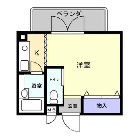 サンプラザ・ベビードールの間取り|間取図