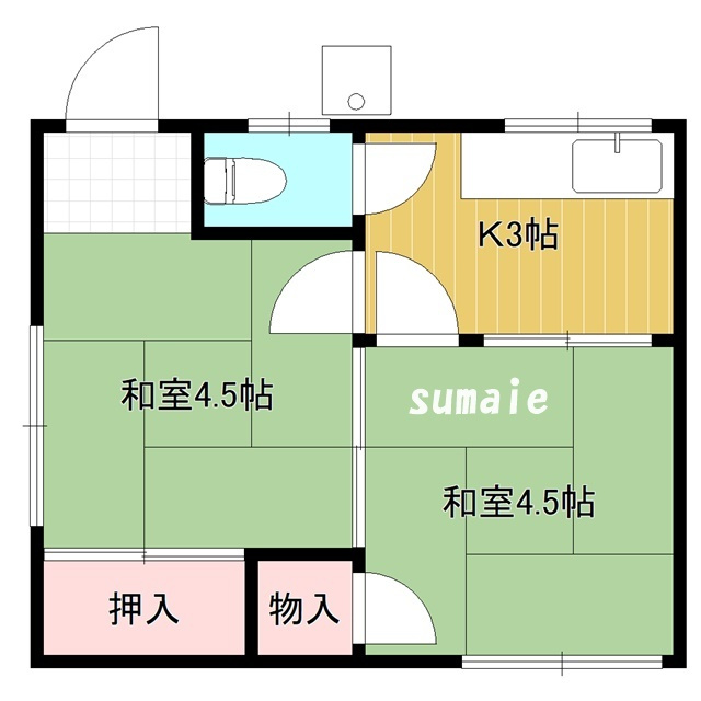 みどり荘の間取り