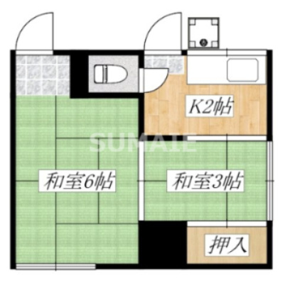 みどり荘の間取り