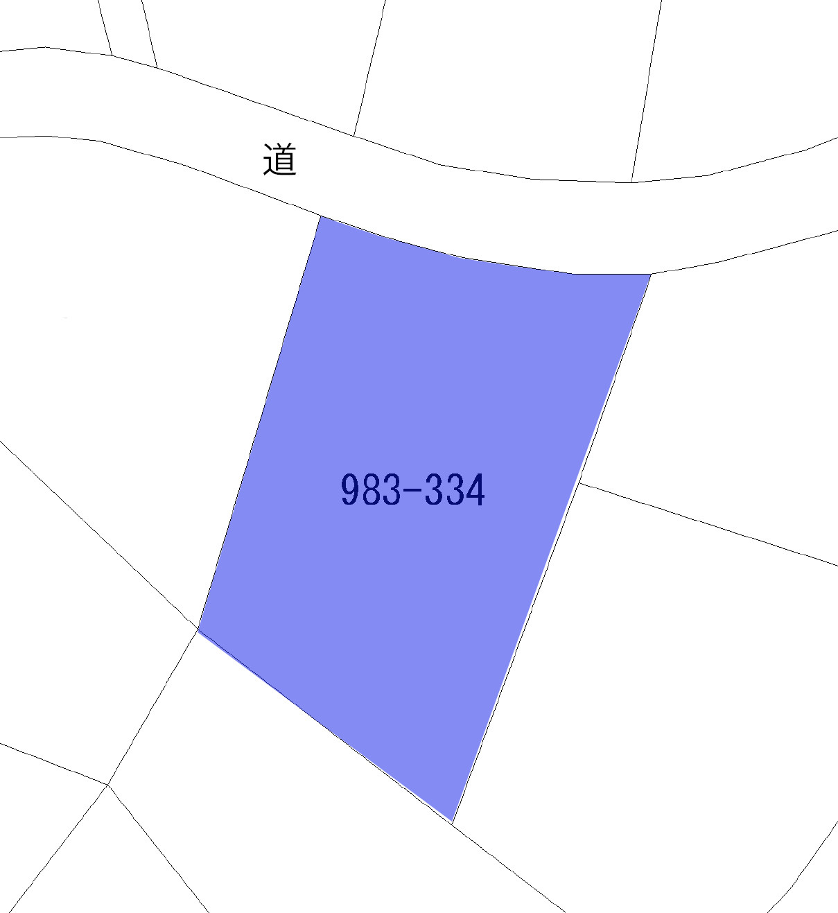 伊豆富士見ニュータウン別荘地⑳の土地図