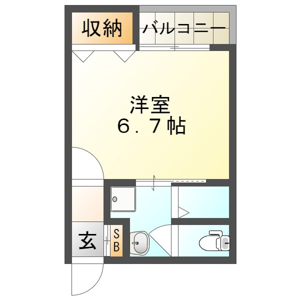 エターナルシー明石の間取り