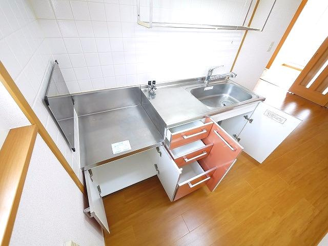 マイドリーム　Ａのキッチン|大きなものも収納できそうです