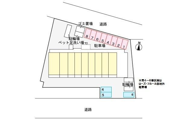 サン・ルーチェの区画図