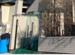 上福岡メゾンスタットのエントランス