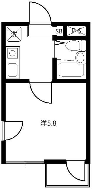 上福岡メゾンスタットの間取り