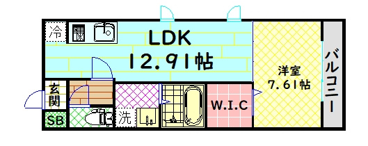 【間取り】 | セントラルポーA