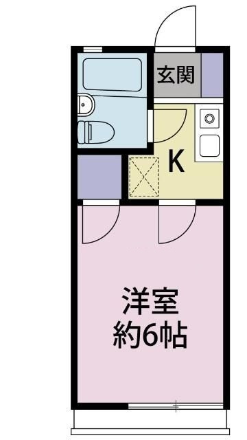 ドムスＡＫの間取り|間取りです。