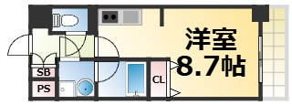 【間取り】 | エストゥルースプラスサウス大阪　仲介手数料無料