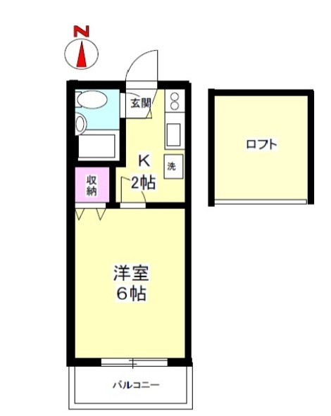ハイツクリーネストの間取り