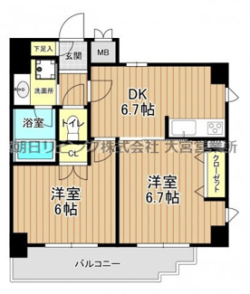 【間取り】 | コモドルーチェゼクシア大宮上落合
