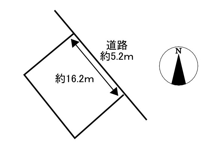 土地　関ノ上２丁目の土地図