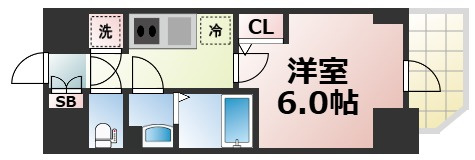 【間取り】 | エスリード大阪城クローグ　仲介手数料無料
