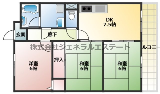【間取り】 | シャルム２番館