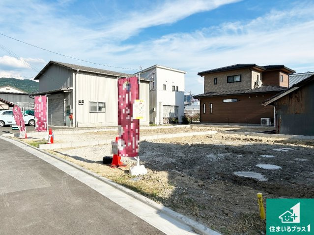 天理市勾田町　第2期　新築一戸建ての前面道路含む現地写真|周辺は落ち着いた街並みの住宅地！子育てがしやすい住環境です！まだ未完成ですが、現地でしかわからない事もございます。是非一度ご覧ください。