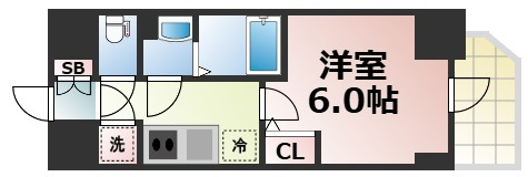【間取り】 | エスリード大阪城クローグ　仲介手数料無料