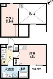 【間取り】 | casa　fiore(カーサ　フィオレ)