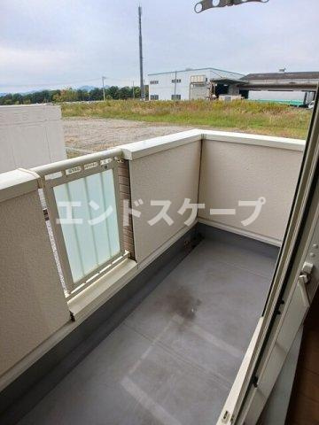 ビサイド・萩Ｂのバルコニー|高崎、前橋のお部屋探しはエンドスケープまで！お客様の理想お聞かせ下さい♪