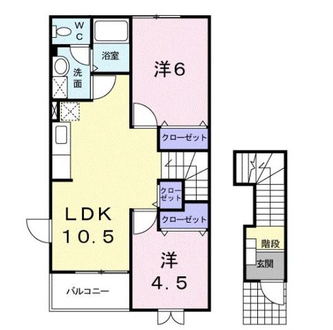 ヴィラエミネンスＡの間取り