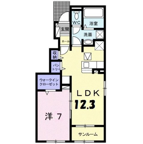 こんね・さくら　Ｂの間取り