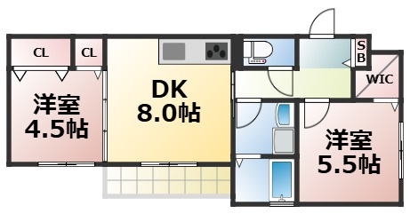 【間取り】 | クリエオーレ三ノ瀬Ⅰ　仲介手数料無料