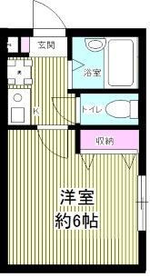 チェスナッツ戸越の間取り|間取りです