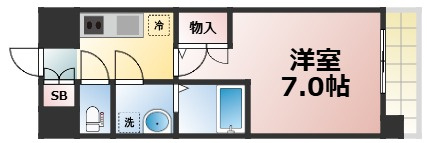 【間取り】 | エスリード大阪城公園 仲介手数料無料