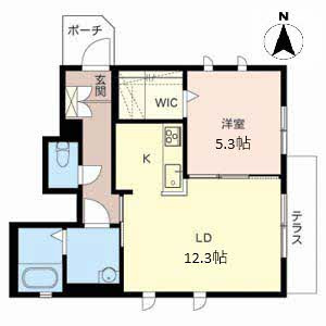 シャーメゾン城西の間取り
