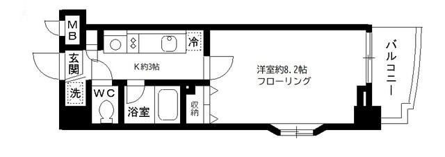 ＳＫガーデン葛西Ⅴの間取り|間取りです。