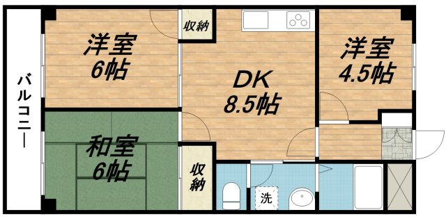 メゾン金子の間取り