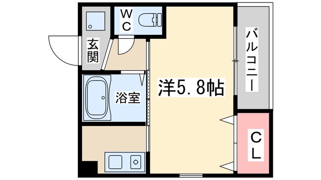 【間取り】 | オーキッドコート天神橋
