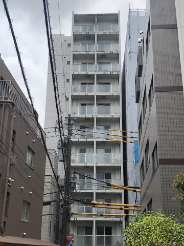 渋谷区神泉町の賃貸マンションの外観|外観は落ち着いています