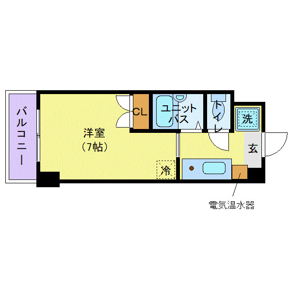 ブラントゥール恵比寿の間取り