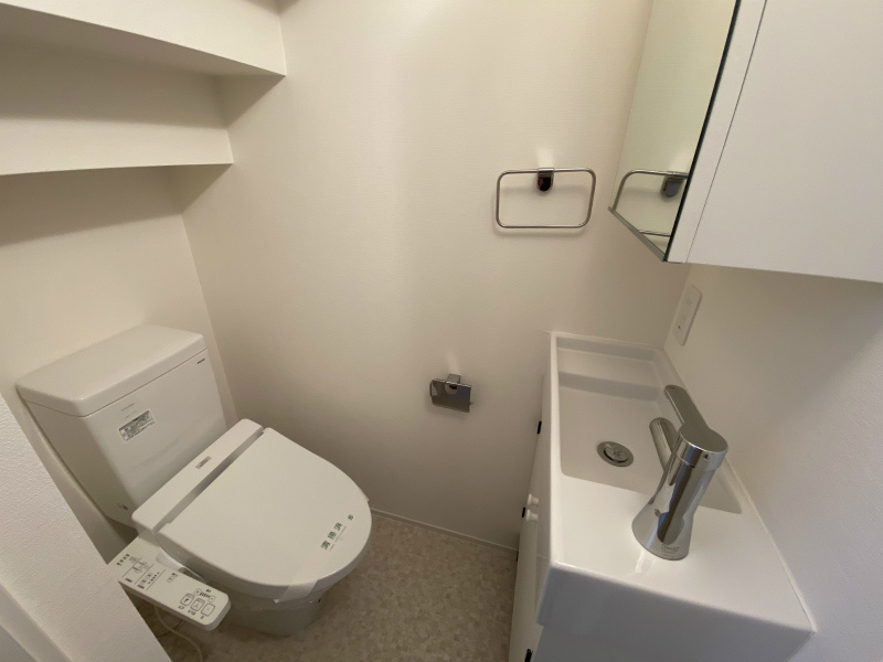 ランドプレックス桜新町のトイレ|清潔感のあるトイレです