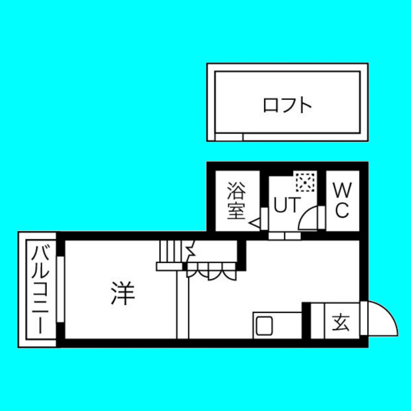 Estudio南脇の間取り