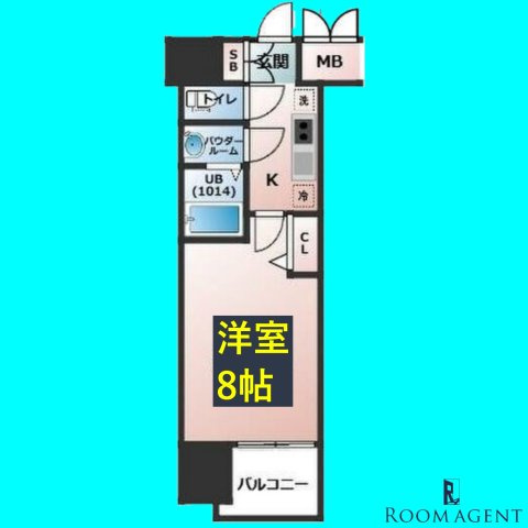 プレサンス上前津フィットの間取り
