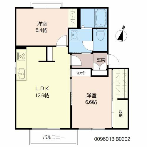 Ｋ－アントレ　Ｂ棟の間取り|使い勝手の良い間取りです♪
