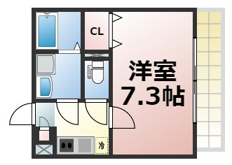 【間取り】 | エステイトE森ノ宮　仲介手数料無料