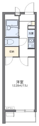 レオパレス花水木の間取り