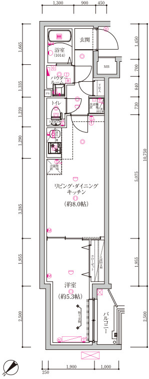 MAXIV上石神井の間取り